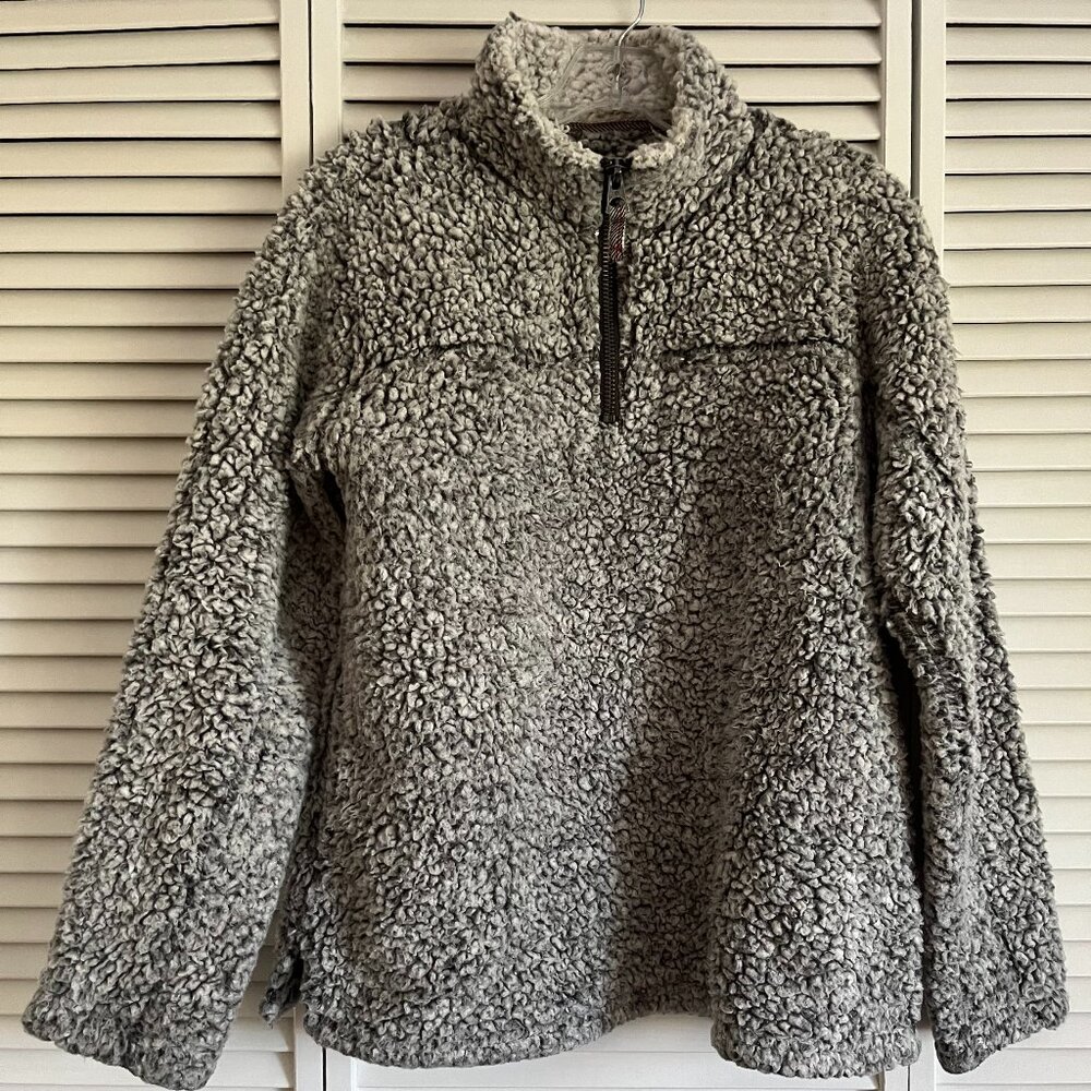 Dylan by True Grit Frosty Tipped Women’s Stadium Pullover Charcoal women’s small